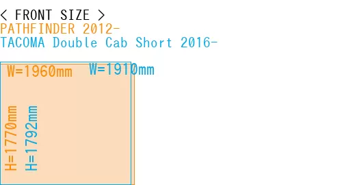 #PATHFINDER 2012- + TACOMA Double Cab Short 2016-